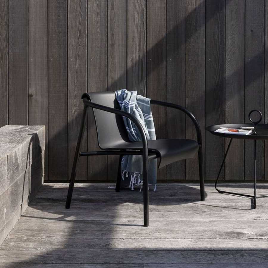 Houe Nami Outdoor Black Lounge Chair Black Colour Garden Lounge Chairs